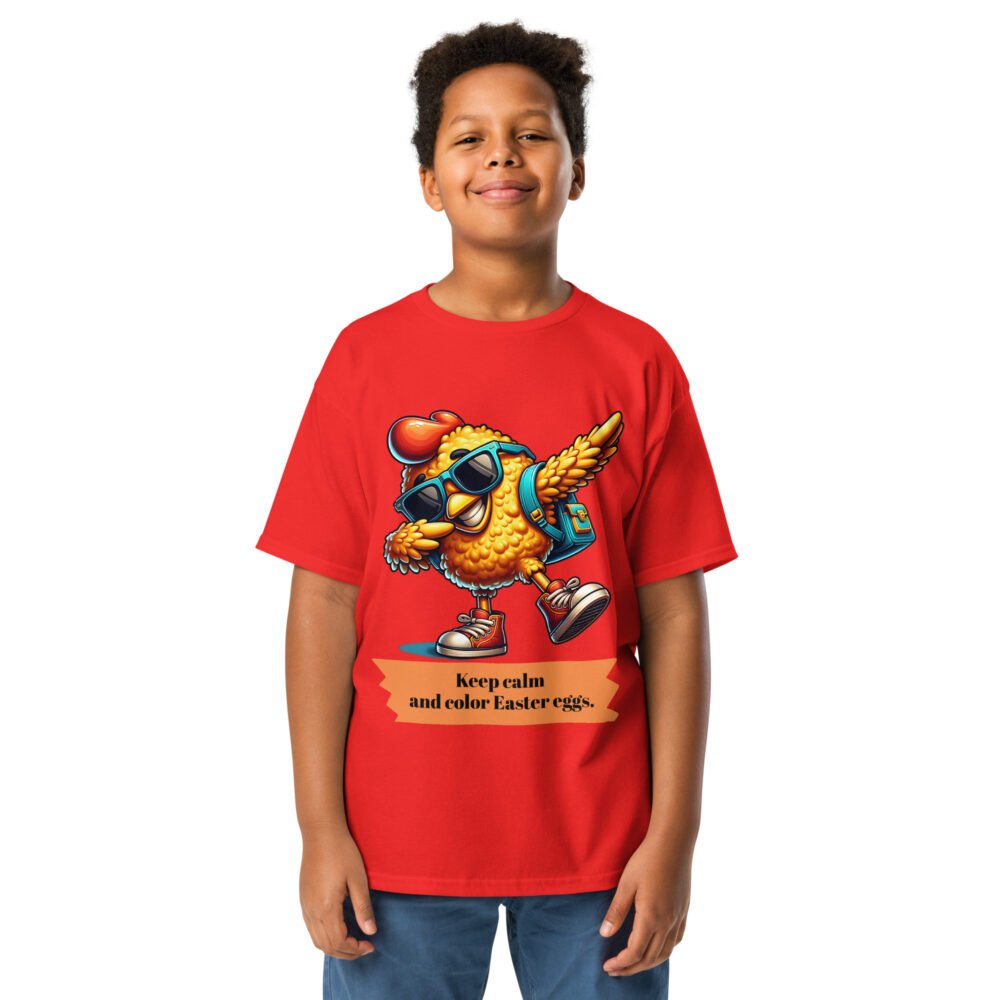 Youth classic tee - Keep Calm And Color Easter Eggs - Image 3