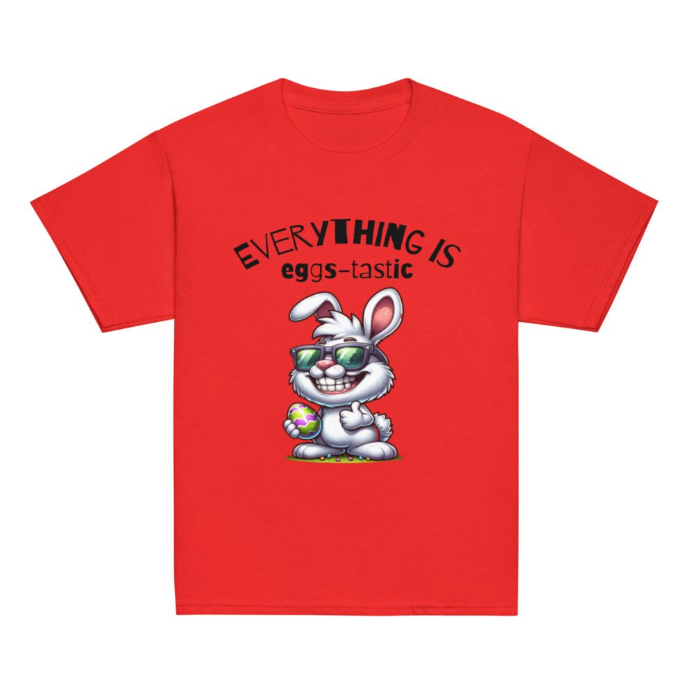 Youth classic tee - Everything is Eggs-Tastic - Image 23