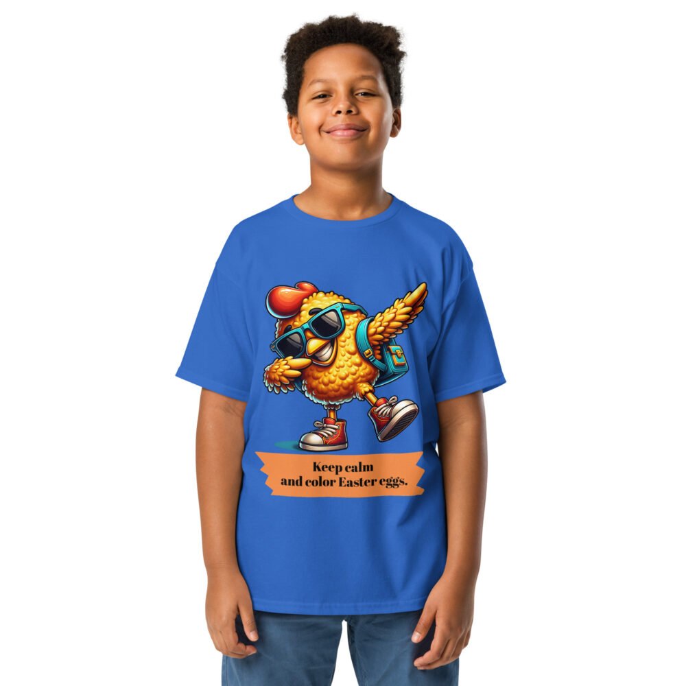 Youth classic tee - Keep Calm And Color Easter Eggs - Image 7