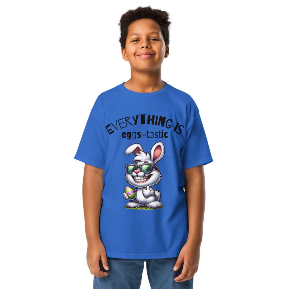 Youth classic tee - Everything is Eggs-Tastic - Image 7