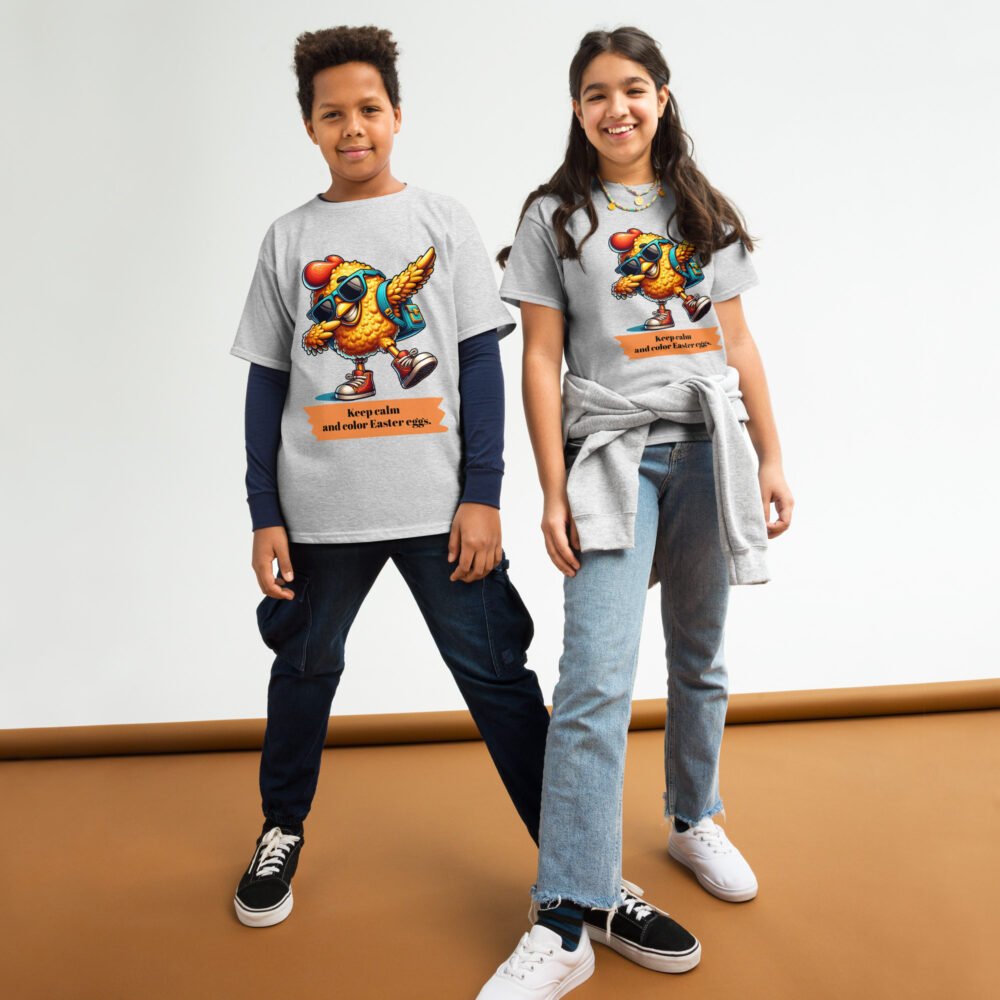 Youth classic tee - Keep Calm And Color Easter Eggs - Image 17