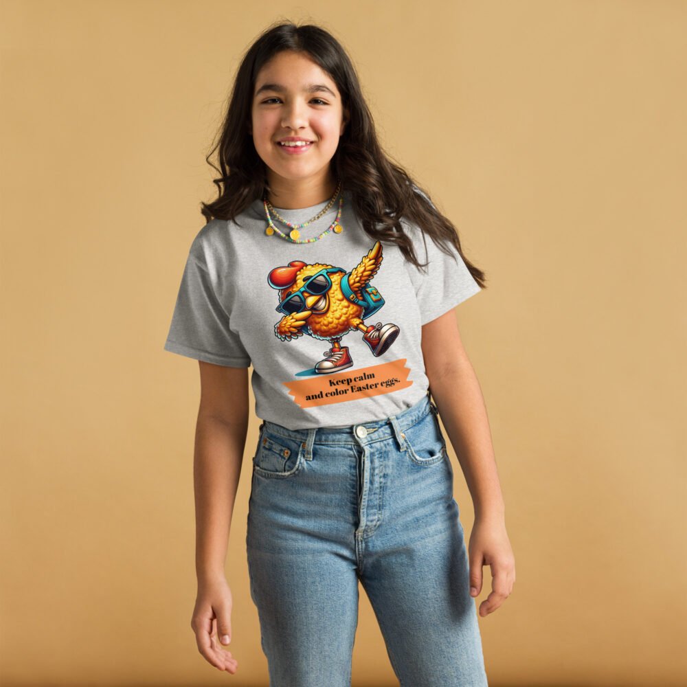 Youth classic tee - Keep Calm And Color Easter Eggs - Image 18