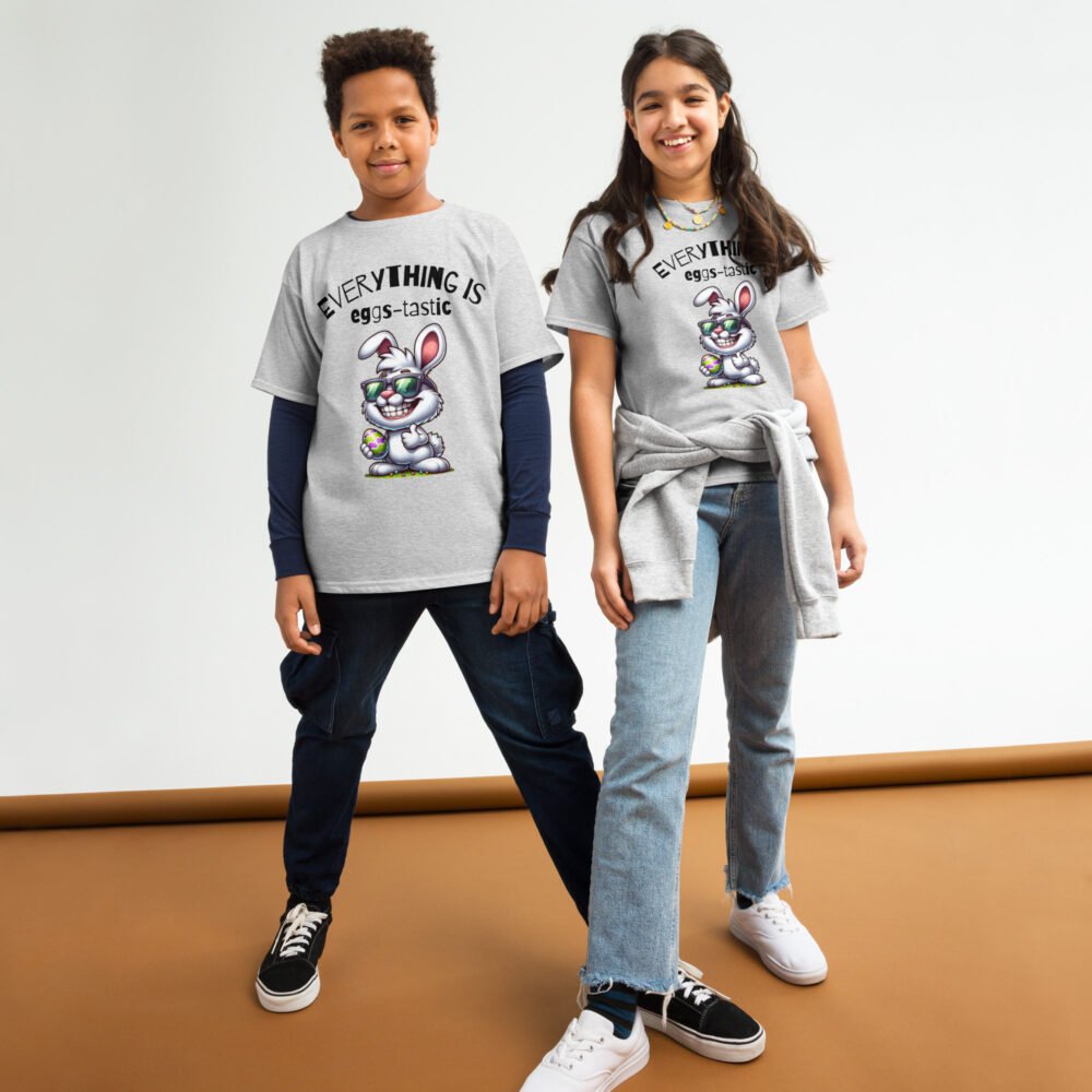 Youth classic tee - Everything is Eggs-Tastic - Image 18