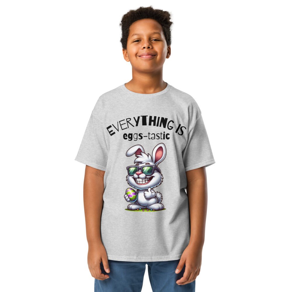 Youth classic tee - Everything is Eggs-Tastic - Image 19