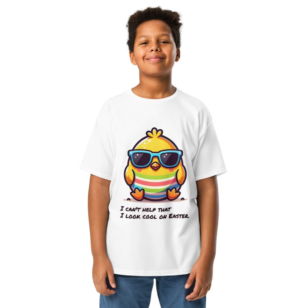 Youth classic tee - Look Cool On Easter - Image 24