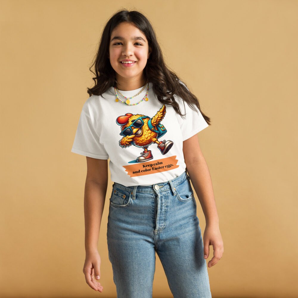 Youth classic tee - Keep Calm And Color Easter Eggs - Image 24