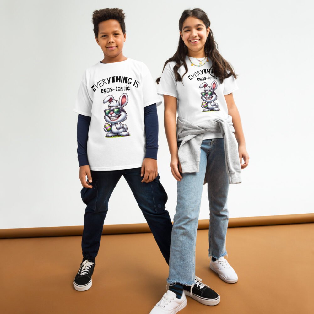 Youth classic tee - Everything is Eggs-Tastic - Image 22