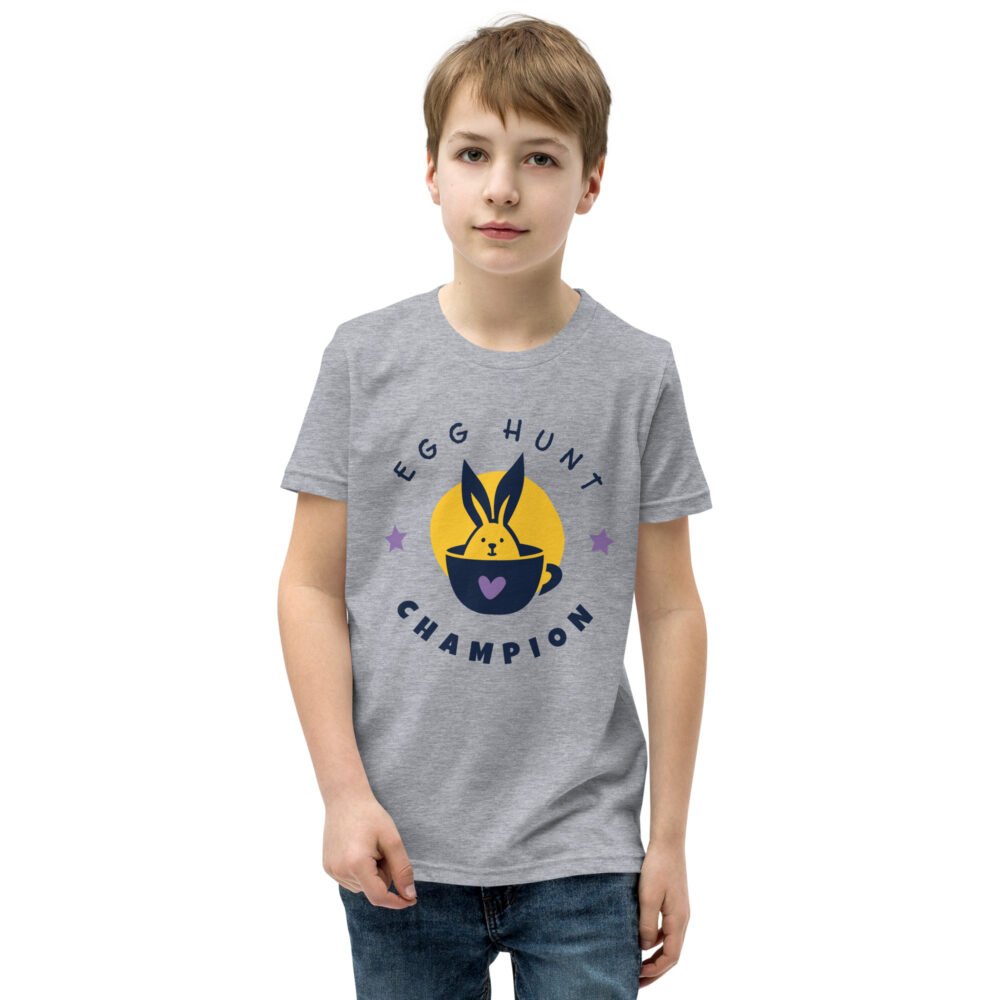 Youth Short Sleeve T-Shirt - Egg Hunt Champion - Image 13