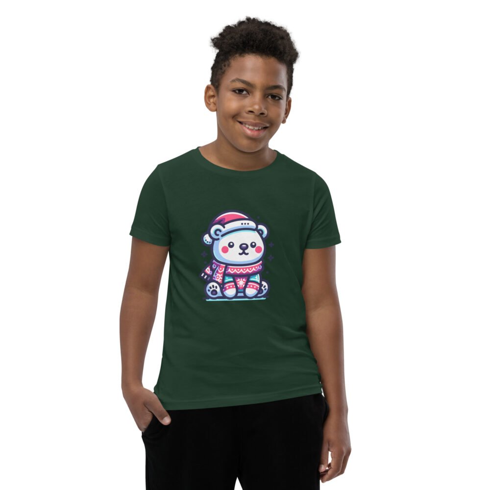Youth Short Sleeve T-Shirt - Polar Bear - Image 3
