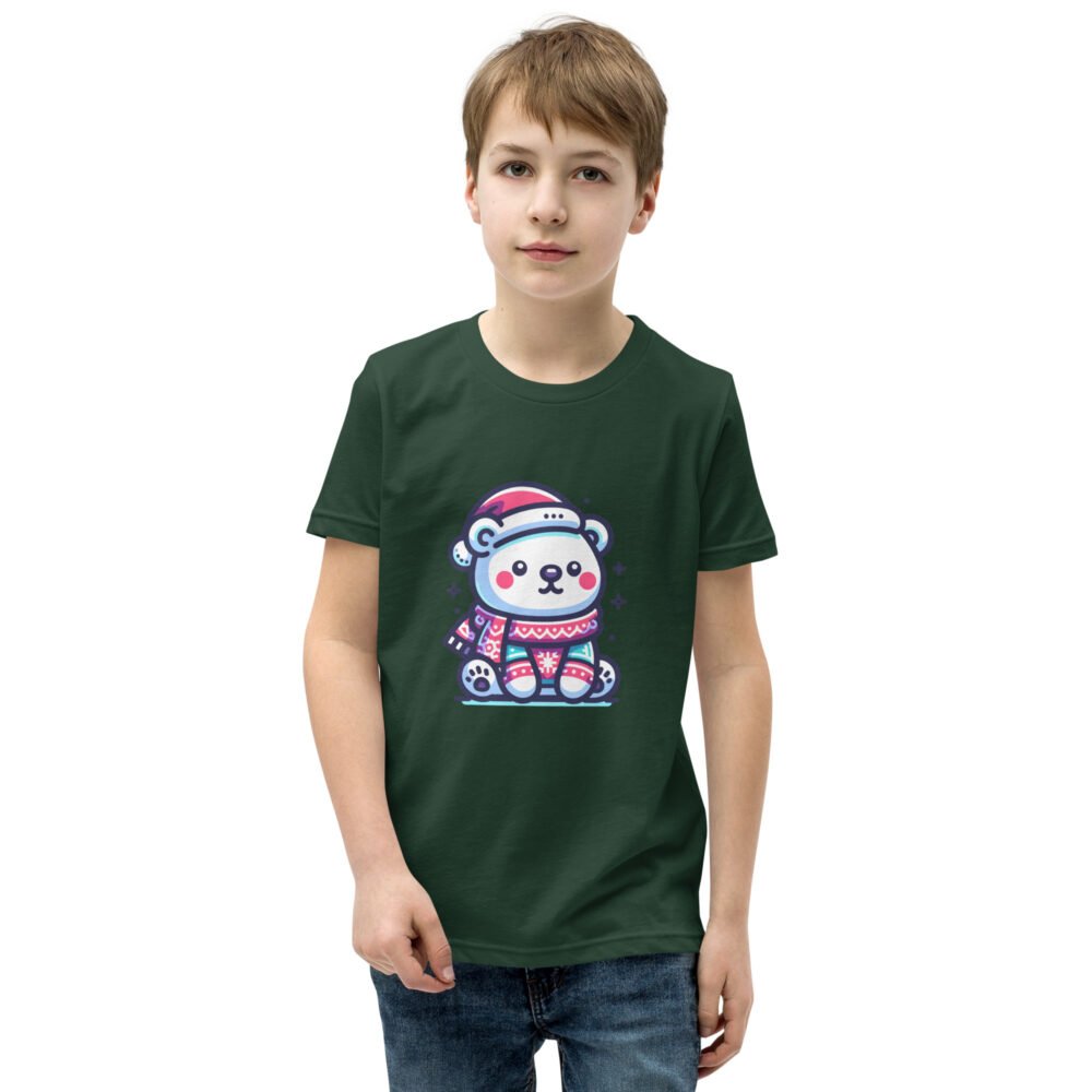 Youth Short Sleeve T-Shirt - Polar Bear - Image 20