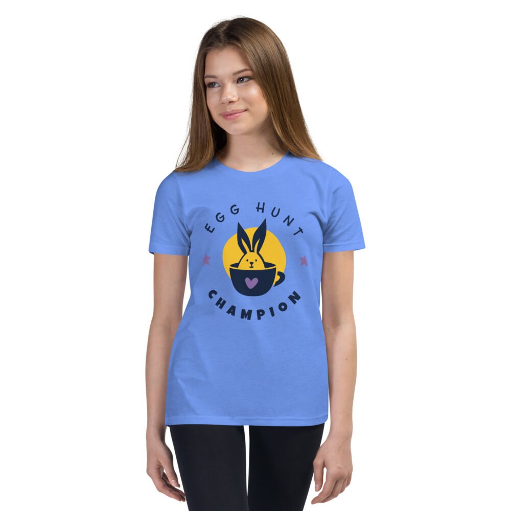 Youth Short Sleeve T-Shirt - Egg Hunt Champion - Image 10