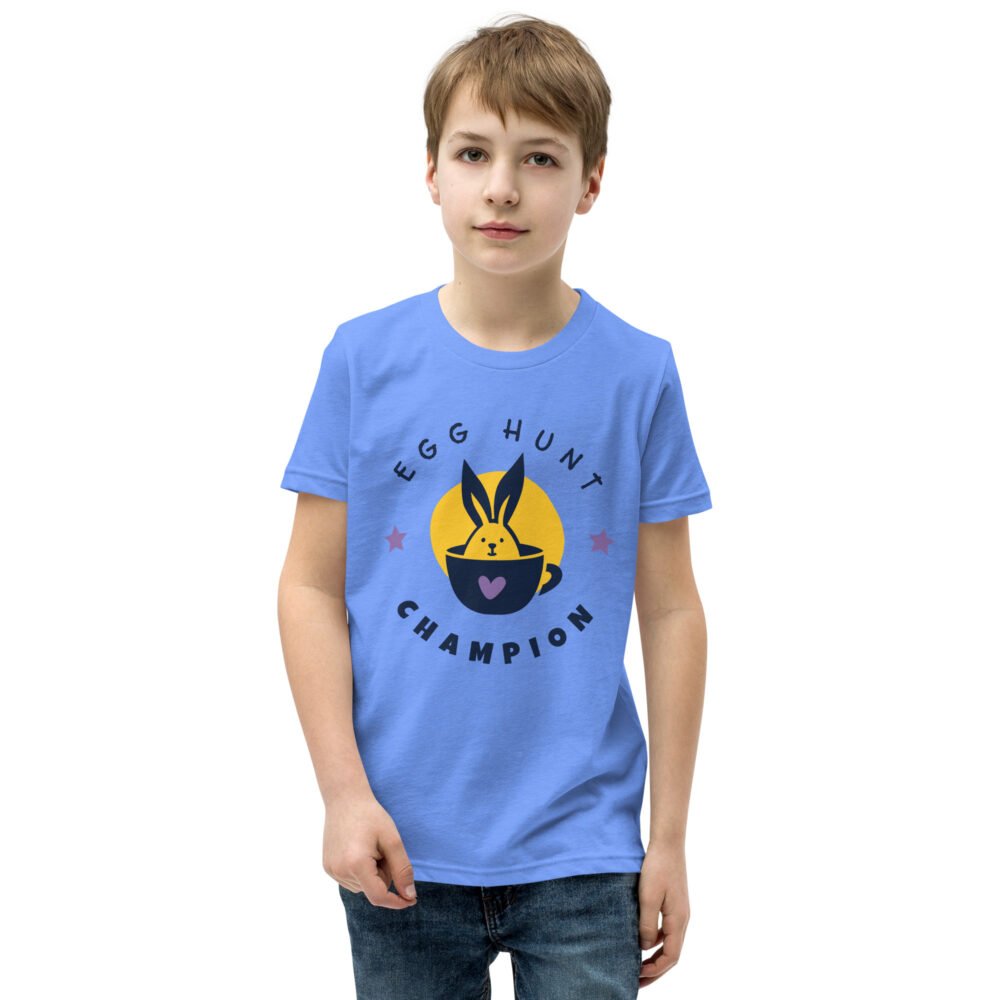 Youth Short Sleeve T-Shirt - Egg Hunt Champion - Image 11