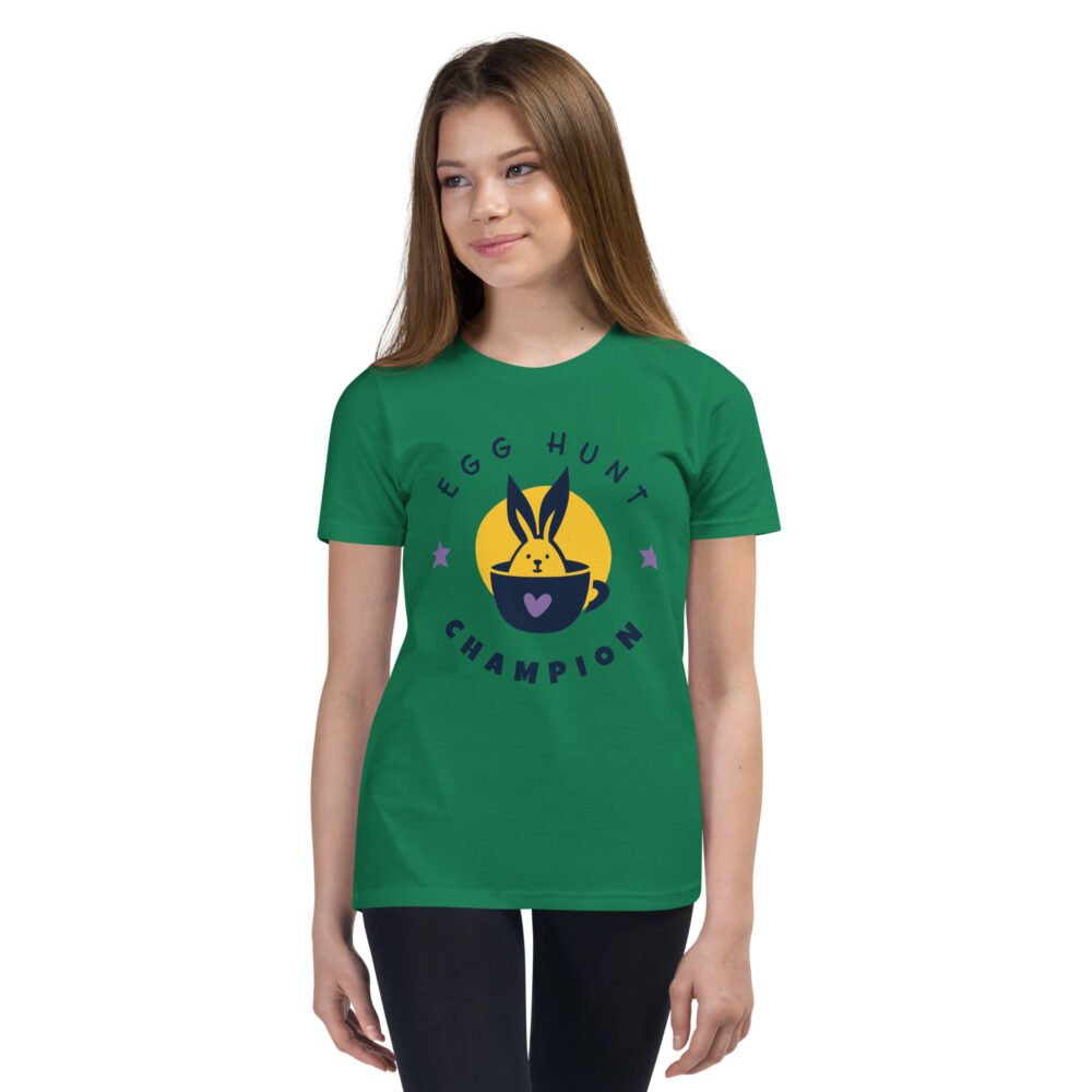 Youth Short Sleeve T-Shirt - Egg Hunt Champion - Image 8