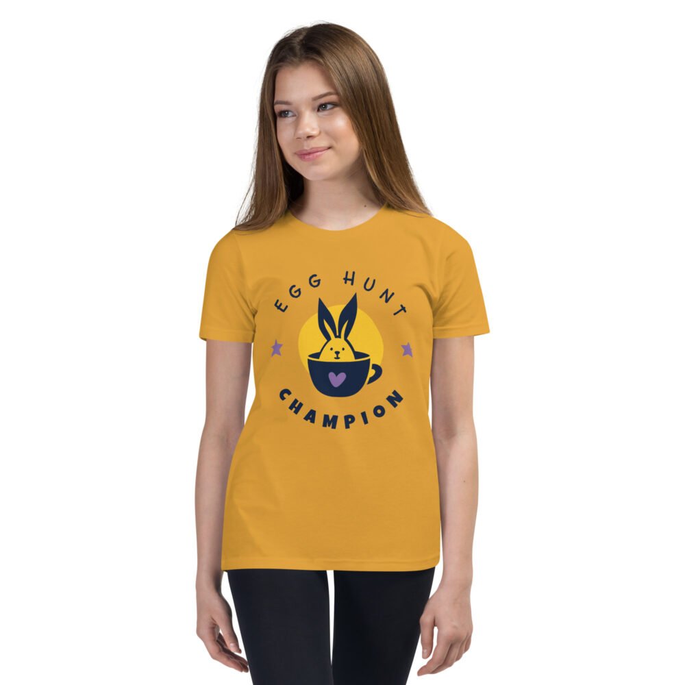 Youth Short Sleeve T-Shirt - Egg Hunt Champion - Image 14