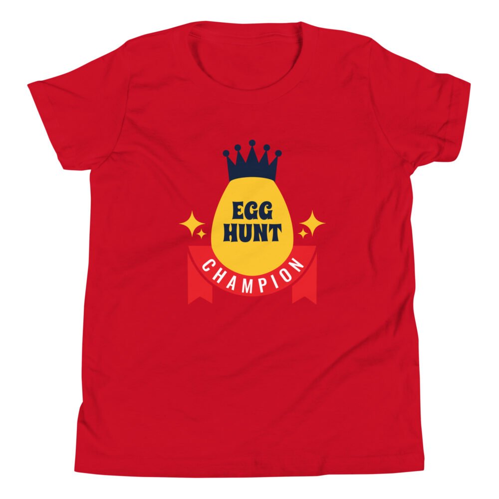 Youth Short Sleeve T-Shirt - Egg Hunt Champion - Image 18