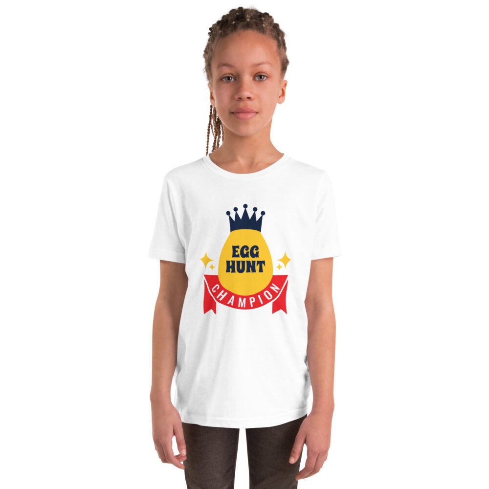 Youth Short Sleeve T-Shirt - Egg Hunt Champion - Image 16