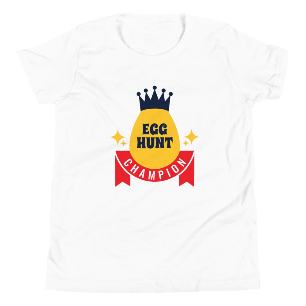 Youth Short Sleeve T-Shirt - Egg Hunt Champion - Image 23
