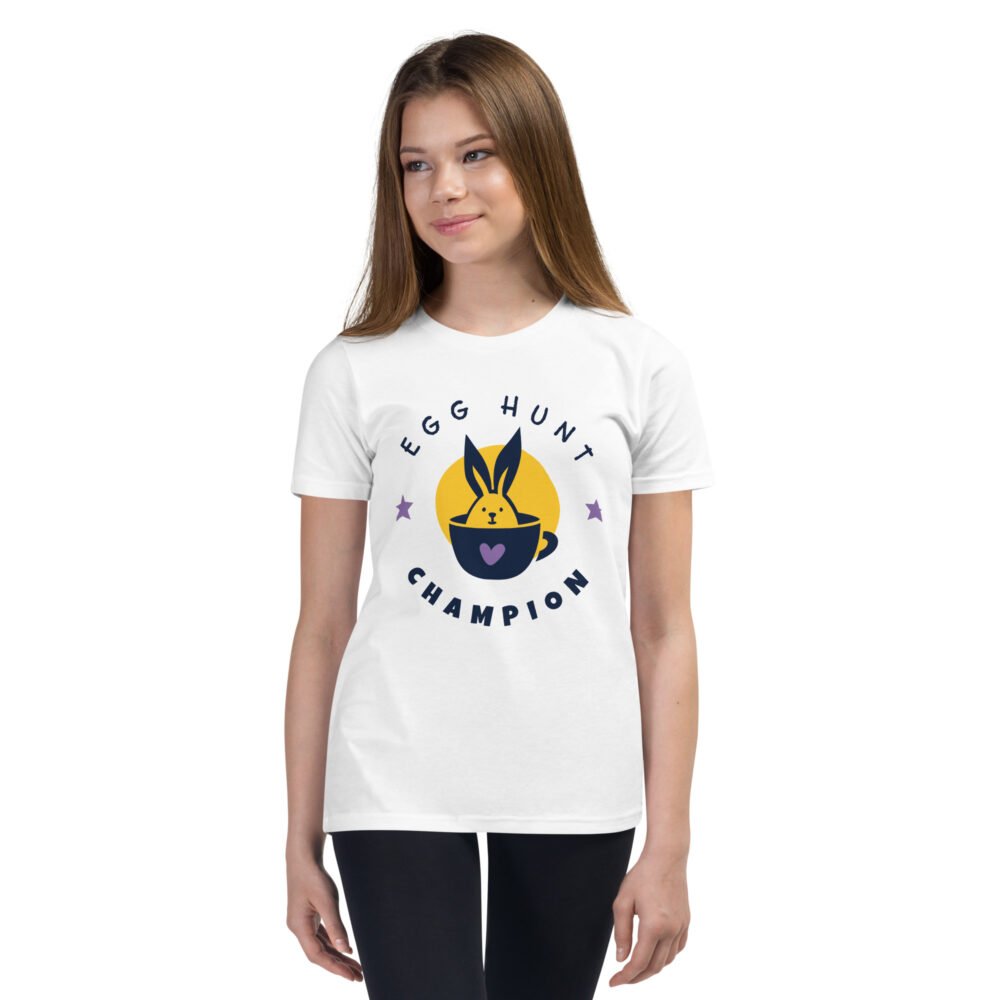 Youth Short Sleeve T-Shirt - Egg Hunt Champion - Image 18