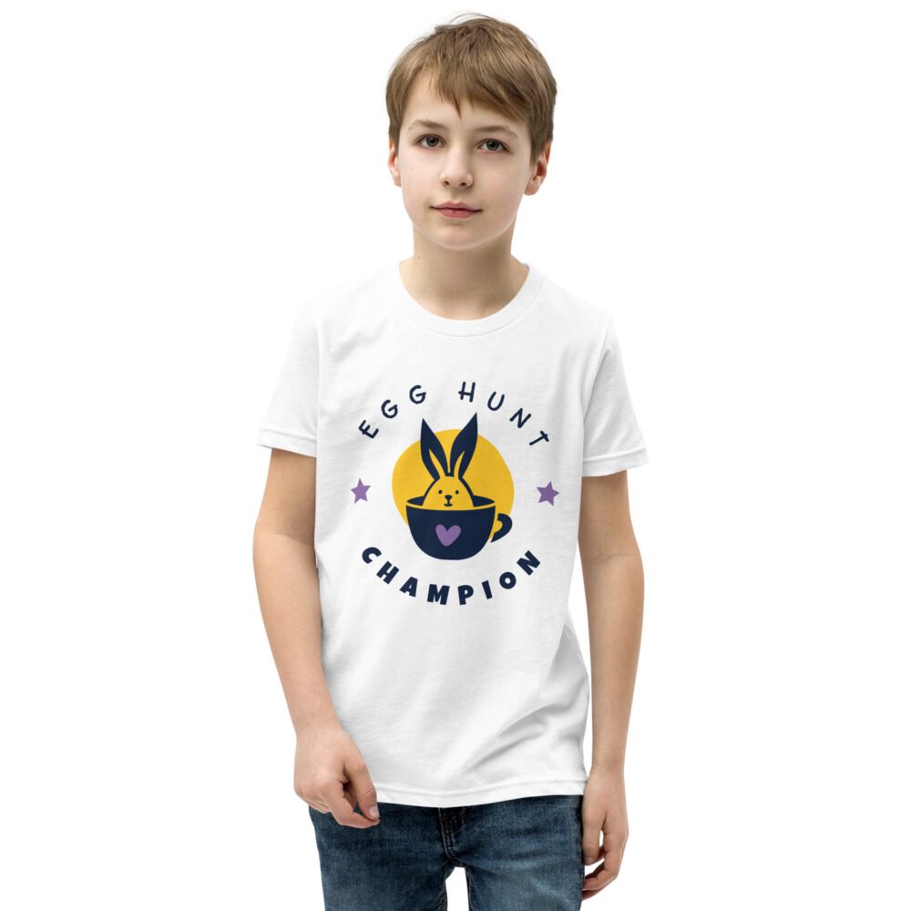 Youth Short Sleeve T-Shirt - Egg Hunt Champion - Image 19