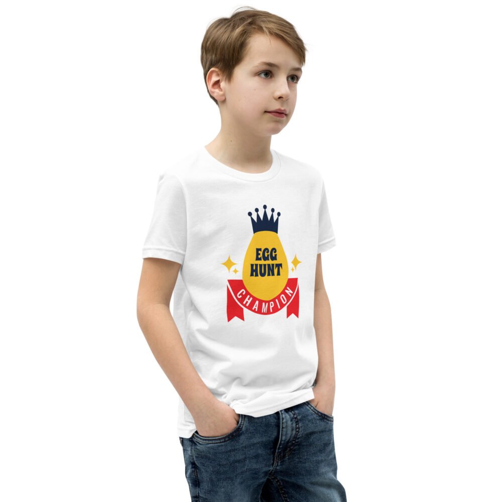 Youth Short Sleeve T-Shirt - Egg Hunt Champion - Image 17